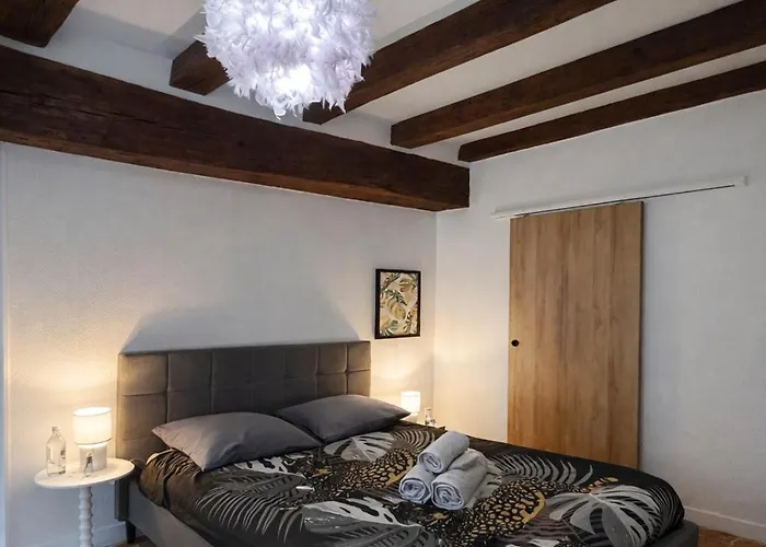 Apartment De Charme Avec Cheminee Decorative *